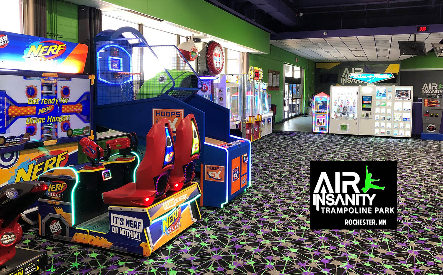 Air Insanity Indoor Trampoline Park Arcade Upgrade