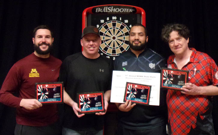 Canterbury Park Hosts MOMA State Dart Tournament Winners 501 Team