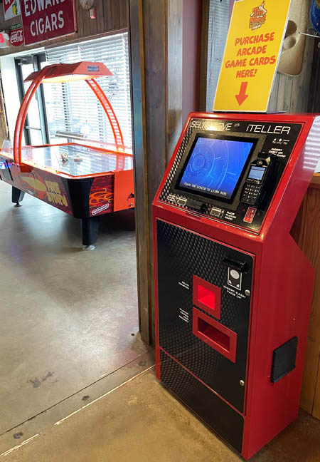 Cashless Arcade Tin Shed Savage Air Hockey Intercard