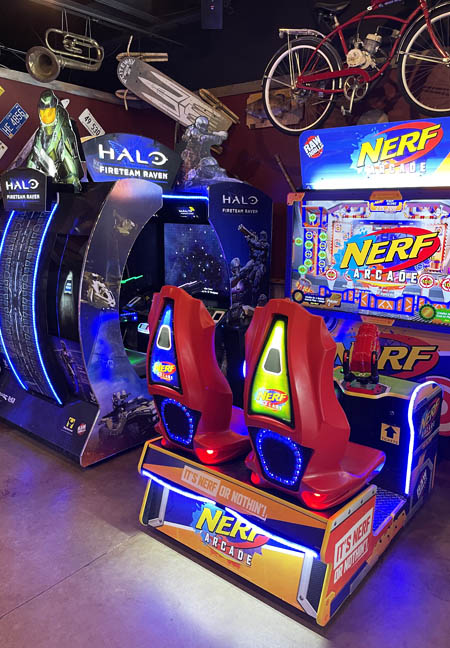 Cashless Arcade Tin Shed Savage HALO Nerf Arcade