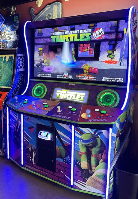 Cashless Arcade Tin Shed Savage Ninja Turtles