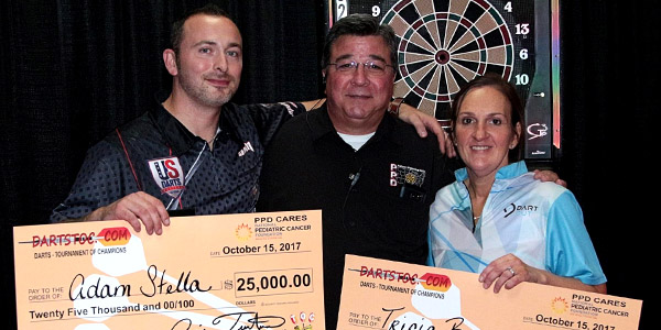 Tricia Romero Winner at Darts TOC