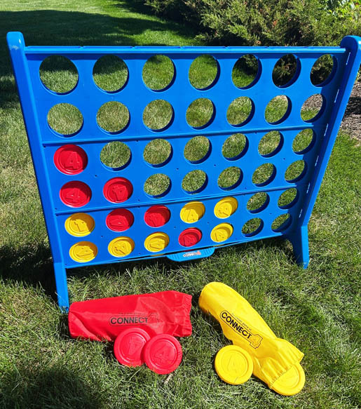 Giant Connect-4 Yard Game for Rent