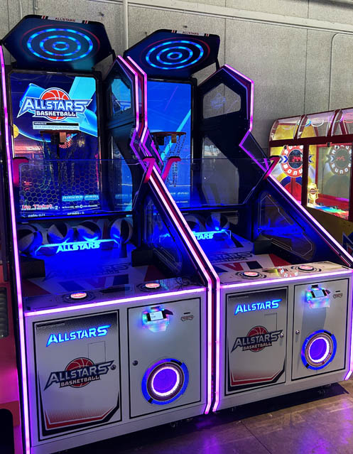Allstars Basketball at Valleyfair's Hi-Test Arcade