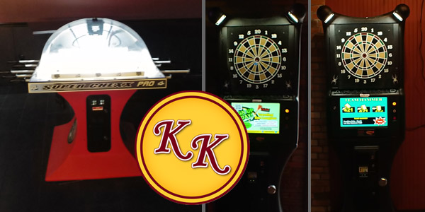 AAA placed dartboards and bubble hockey at Kollege Klub in Dinkytown