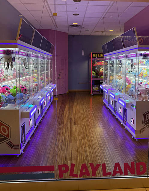 Rosedale Center's Playland Arcade Adds 9 Brand New Claw Cranes