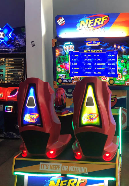 Updated Arcade At Rochester Mall Goes Cashless NERF Arcade