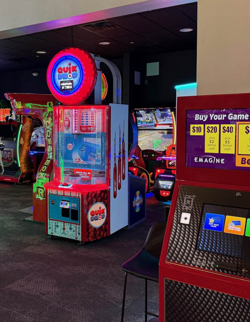Updated Arcade & Kiosk at Emagine Eagan